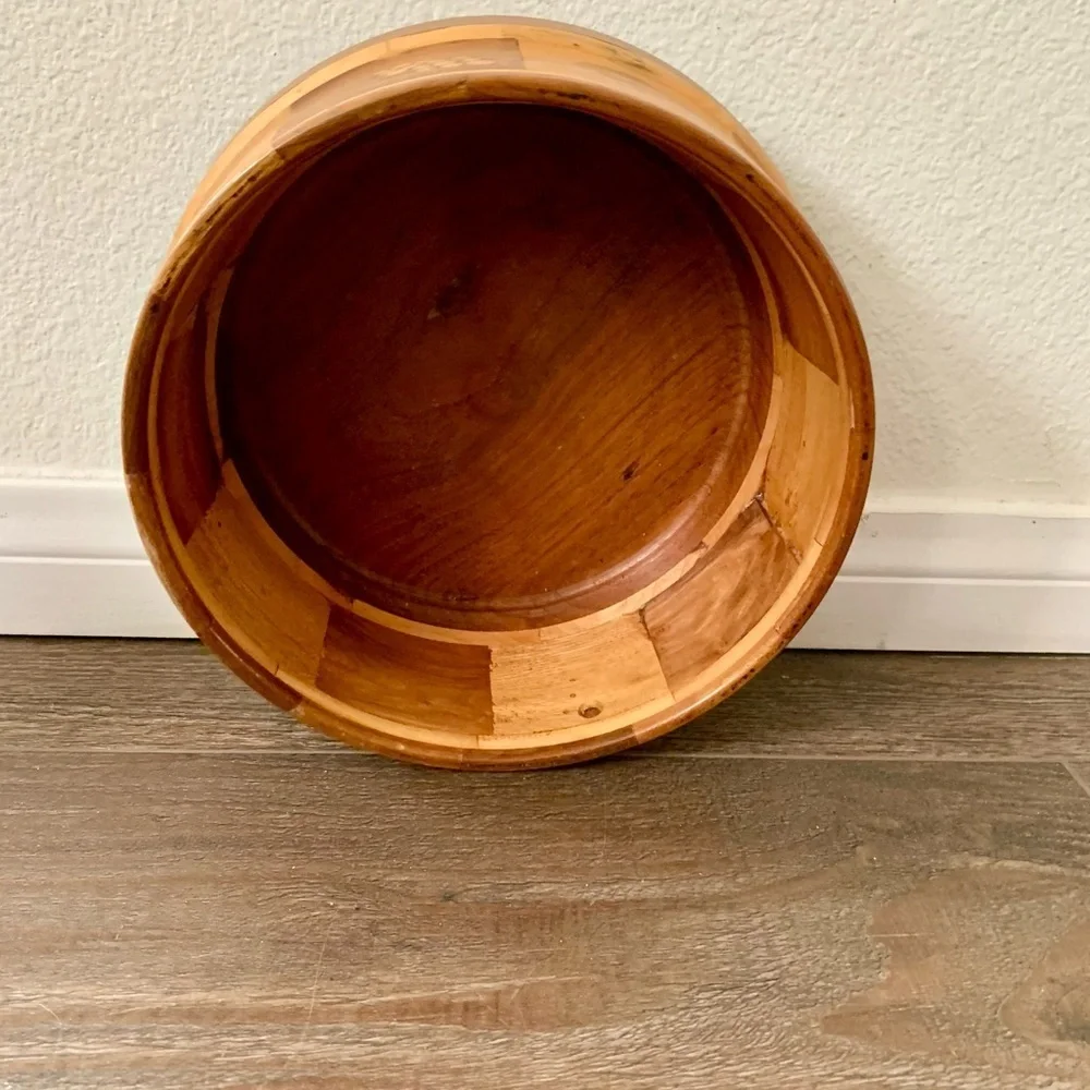 Vintage Wooden Bowl